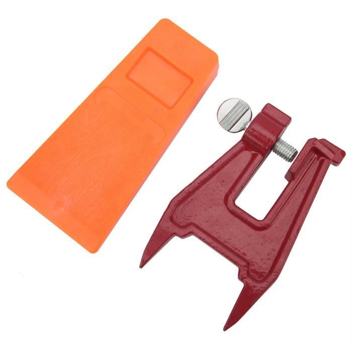 Coins D'Abattage D'Arbres En Plastique - Lot De 3 | 6 Pouces Orange | Pour Tronçonneuse, Forestry