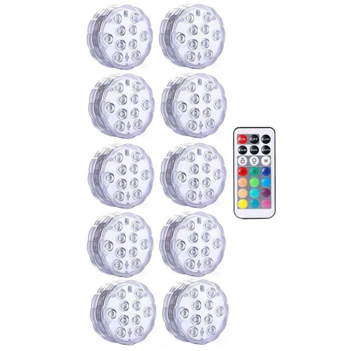 LED Submersible,35W Éclairage Sous-Marin à LED Pool Lamp RGB Telecommande Impermeable Pour Spa Bassin Piscine 89034599