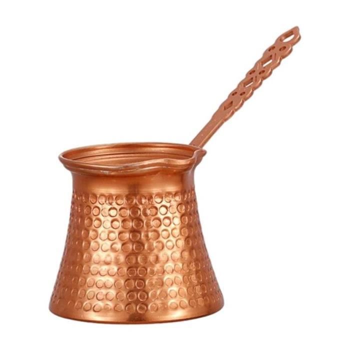 Creuset Café Turc NAVA 220ml - Cafetière Traditionnelle En Acier Inox Avec Revêtement Granit