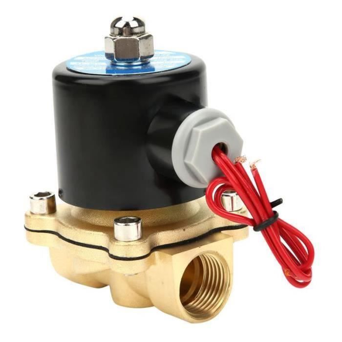 Vanne électromagnétique Pneumatique 2W160-15 Normalement Fermée - 220V, 4/6 Points, Pour Contrôle De Débit Air/gaz