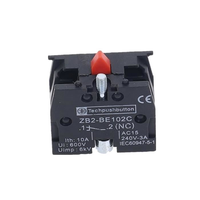 Heschen Interrupteur Z-8/112 Rouleau Piston Parallèle - Momentané NO+NC 250VAC 5A IP65