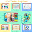 Planche d'apprentissage sensoriel Montessori pour enfants d'âge préscolaire, jouets éducatifs pour bébés-1