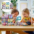 LEGO 41704 Friends L’Immeuble de La Grand-Rue, Jouet Maison de Poupée, Salon de Coiffure et Café, avec Mini-Poupées, Enfants 8 Ans-1