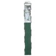 Treillis extensible plastique vert - NATURE - 100x200cm - Profil 23x7 mm - Set de fixation-1