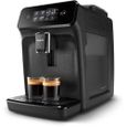 Machine à café expresso à café grains PHILIPS EP1200 - Noir Mat - Avec broyeur - 2 boissons - Ecran tactile - AquaClean-1