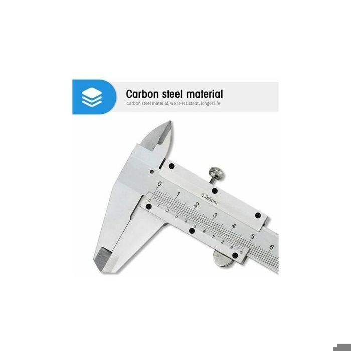 Pied à Coulisse Vernier Inox 150 Mm / 0,02 Mm – Haute Précision – YIJOY