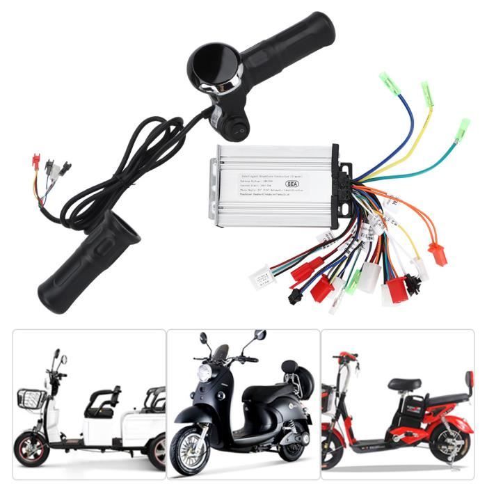 14€70 sur Contrôle de vitesse 3 fils accélérateur au pouce sur poignée 22,5  mm pour vélo électrique scooter droit - Divers équipement ou accessoire vélo  - Achat & prix