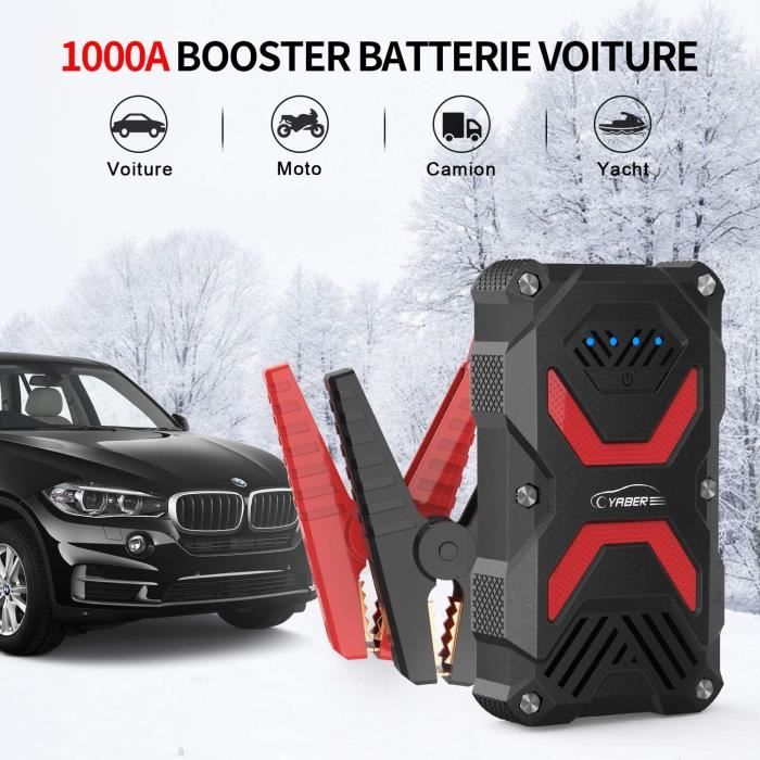 TEST BOOSTER BATTERIE YABER 1000 A 13800mAH 