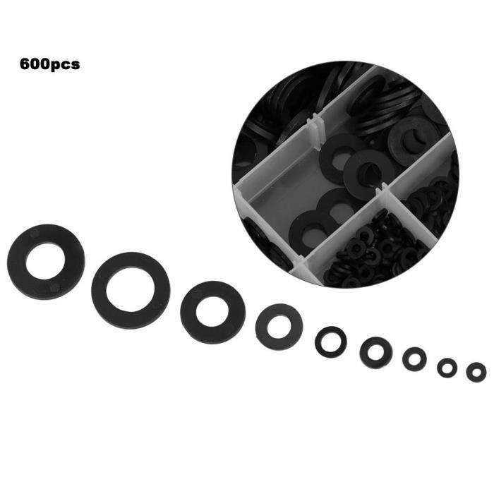 Assortiment De 765 Pièces De Fixation - Joints, Rondelles Plates, Boulons, Entretoises M2 à M12