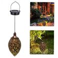 Lanterne Solar Lampe de suspension décorative Jardin imperméable paysage extérieur-2