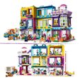 LEGO 41704 Friends L’Immeuble de La Grand-Rue, Jouet Maison de Poupée, Salon de Coiffure et Café, avec Mini-Poupées, Enfants 8 Ans-2