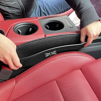 Rangement Inter-sièges Auto Pour Mini Cooper - 2 Boîtes Organisatrices, Gain De Place, Tissu Durable