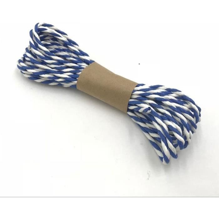 5m Rouleaux Ficelle en Papier Jute Corde Cordon Ficelles Fixation