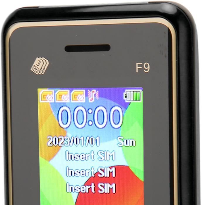 Yctze Téléphone Portable Débloqué 2G, Téléphone Portable 4 Cartes SIM,  Téléphone Rétro pour Personnes âgées, avec écran HD 2,2 Pouces, Grand  Bouton