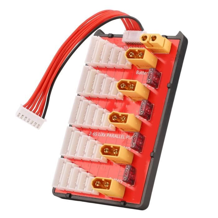 Carte de charge parallèle RC Carte de charge parallèle Lipo 3.7V 1 à 12P 1.5A indice de fusible