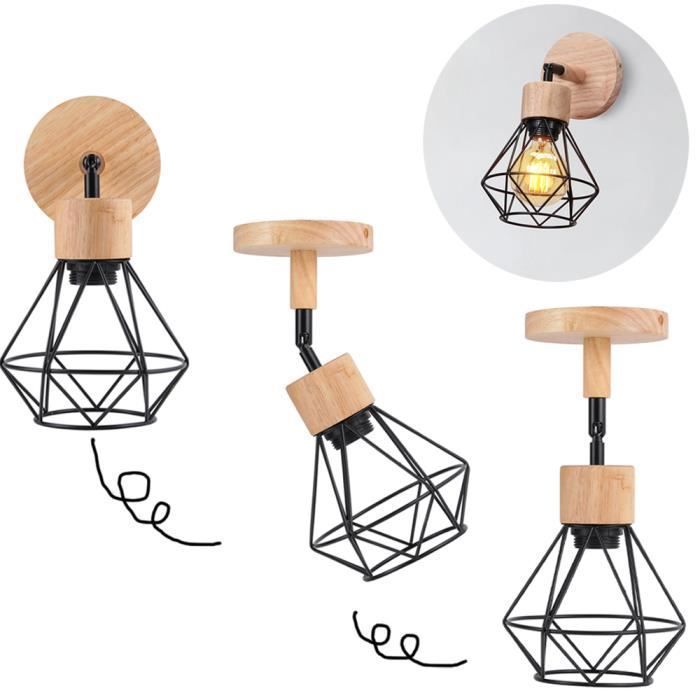 Metal Applique Murale Abat-Jour Lampe De Mur Murale Applique Murale