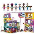LEGO 41704 Friends L’Immeuble de La Grand-Rue, Jouet Maison de Poupée, Salon de Coiffure et Café, avec Mini-Poupées, Enfants 8 Ans-3