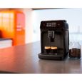 Machine à café expresso à café grains PHILIPS EP1200 - Noir Mat - Avec broyeur - 2 boissons - Ecran tactile - AquaClean-3