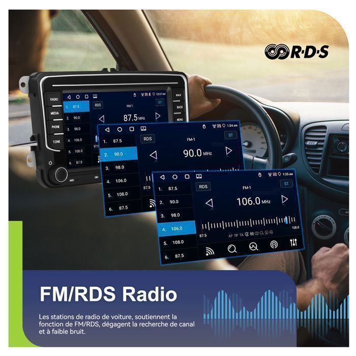 Hikity Android 15 4 64G autoradio voor Suzuki Swift 2012 met 9 inch
