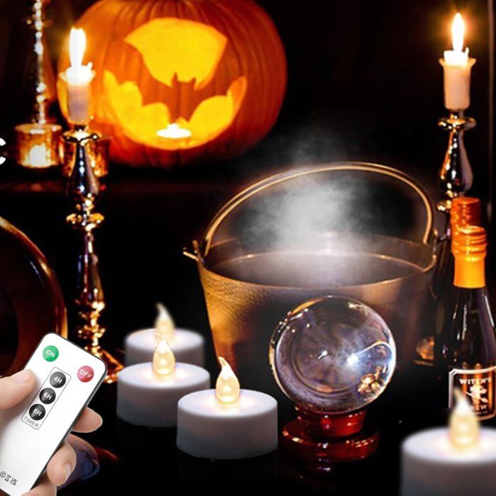 Sable De Bougie Avec Mèche ReWu - Deluxe Homeart - Bougie LED D'intérieur Avec Flamme Sable Bougie Avec Mèche