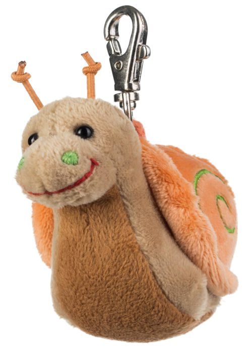 Schaffer Escargot En Peluche Avec Aimant – Adele – Marron/Orange – Aimanté Pour Frigo Et Métal – Cadeau