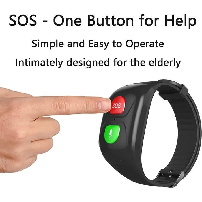 Bracelet SOS - Bracelet Alarme Personne Agee - Détecteur de Chute -  Position GPS - Conversation À Double Sens - Test de [491] - Cdiscount  Téléphonie