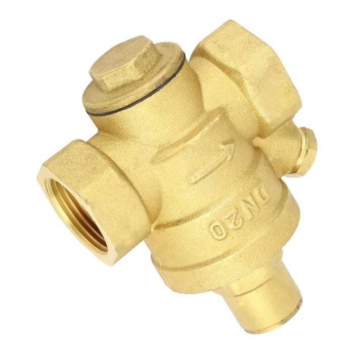 RÉGULATEUR DE PRESSION Eau Avec Manomètre D'eau Pour Maison EUR 37,18