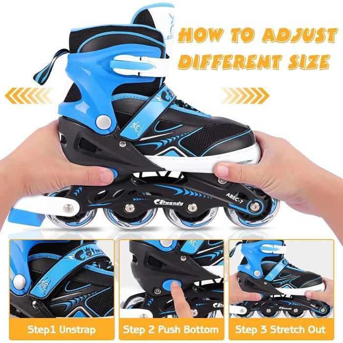 Rollers Enfants Pour Filles Et Garons Rollers En Ligne Adultes Avec