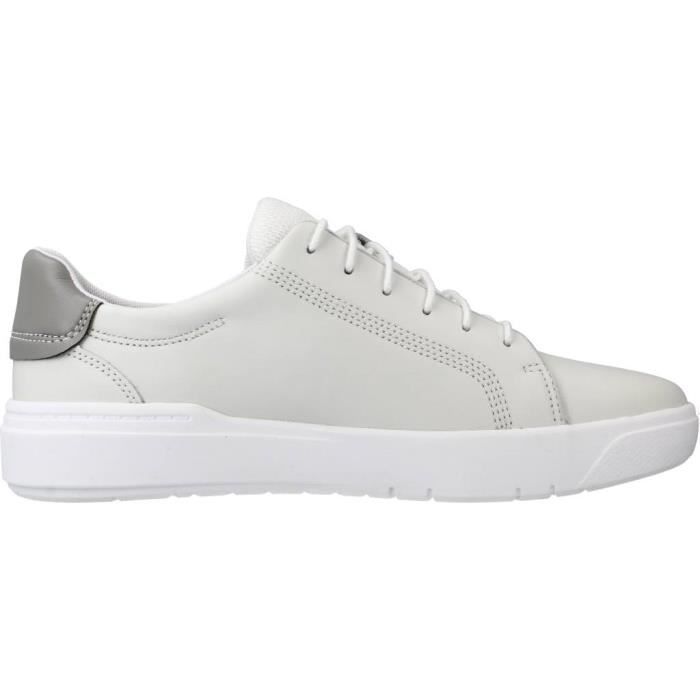 Basket Homme TIMBERLAND 119826 Blanc Semelle int. Gomme Doublure Textile Semelle amovible Blanc Cdiscount Chaussures