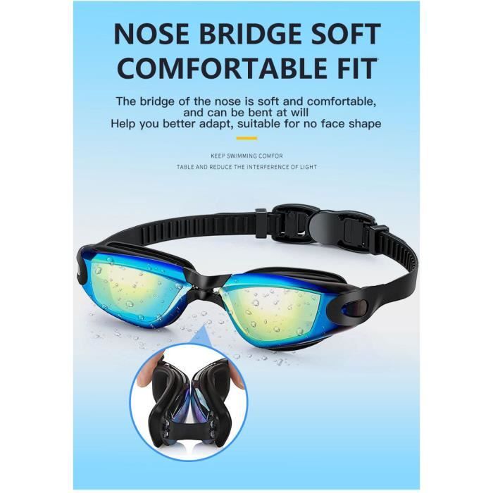 Lunettes de natation, lunettes de natation polarisées, anti-buée pour hommes  et femmes - Cdiscount Sport