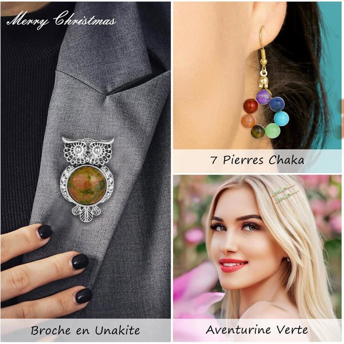 Calendrier De L'Avent 2025 Bijoux Cristal - 24 Surprises En Pierres Naturelles Pour Femmes, Adolescentes - 4