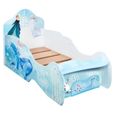 Disney La Reine des Neiges - Lit pour enfants avec étagère et tiroir de rangement sous le lit pour matelas 140cm x 70cm-5