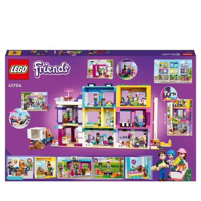 LEGO 41704 Friends L'Immeuble de La Grand-Rue, Jouet Maison de Poupée,  Salon de Coiffure et Café, avec Mini-Poupées, Enfants 8 Ans - Cdiscount  Jeux - Jouets