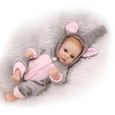 LOLI®25cm bébé Reborn poupée Silicone Real Doll Kids jouets filles Bebes De Silicona-0
