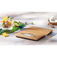 Balance de cuisine électronique avec fonction Tare jusqu'à 5 kg Bambou Brun-0