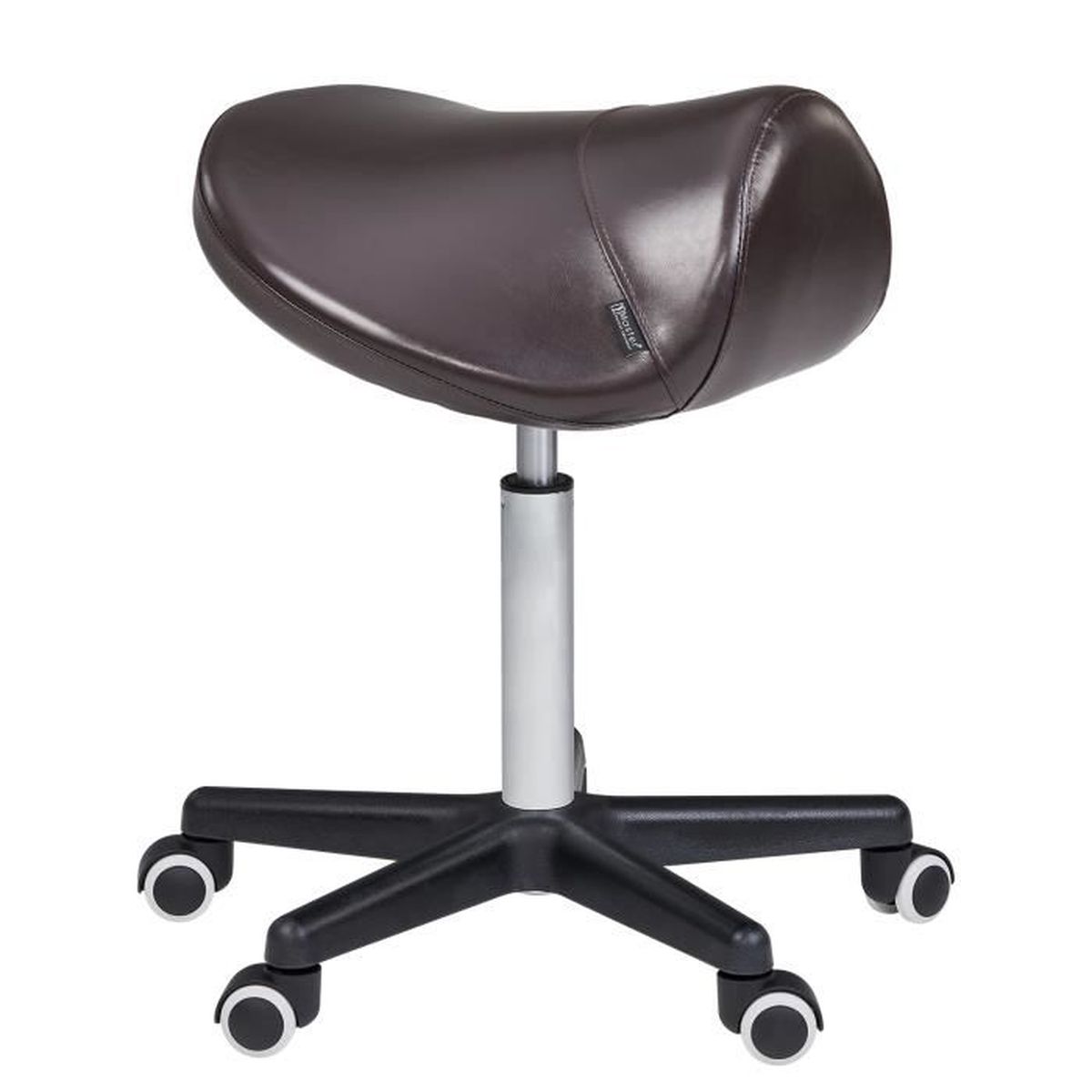 Tabouret De Selle Ergonomique Master Massage - Hauteur Réglable 52-70cm - Rembourrage Confort, Roues Silencieuses - Pour Bureau, Maquillage, Soins - 7