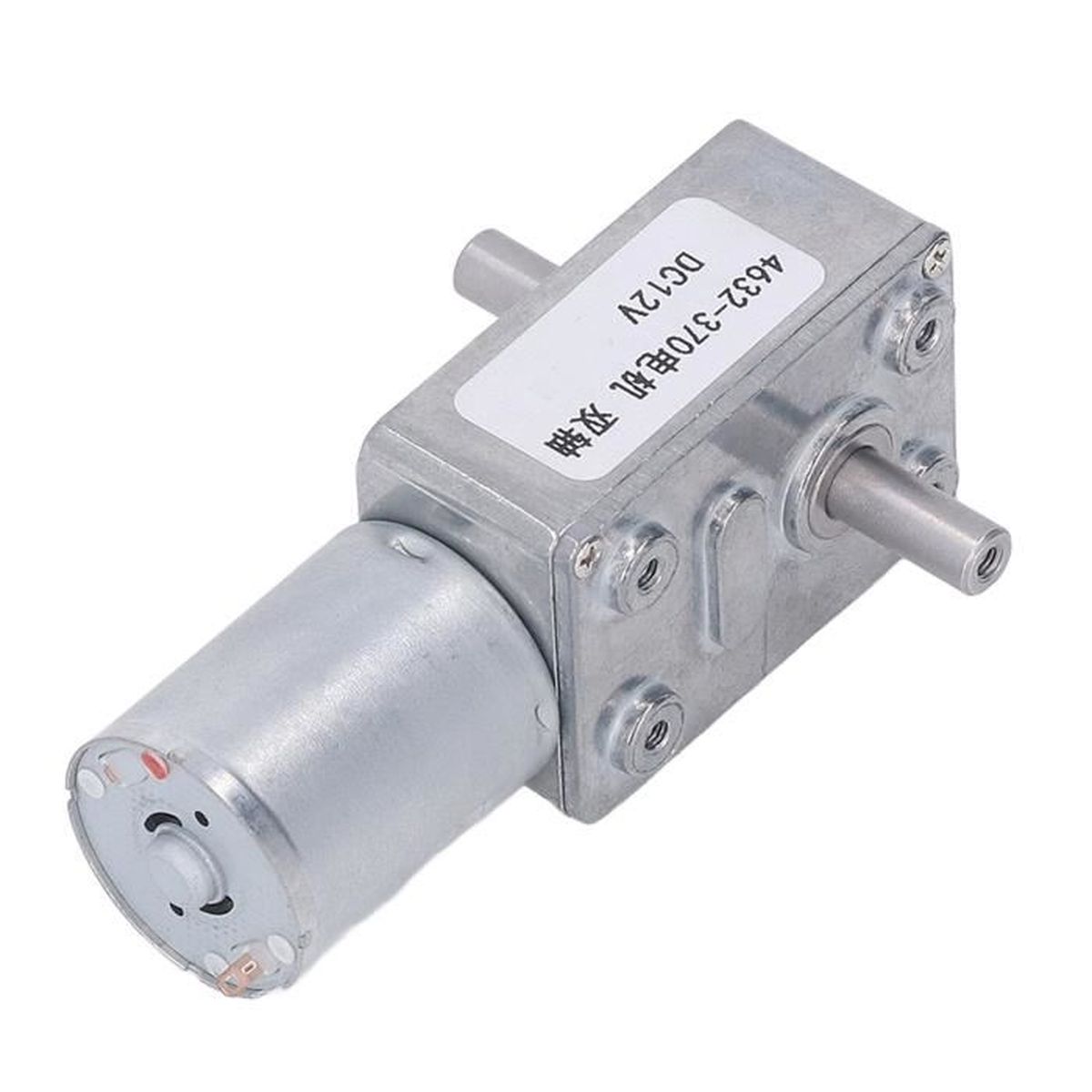 Moteur à Réduction CC 12V – Engrenages, Axe M6 X 50 Mm, Pour Projets DIY