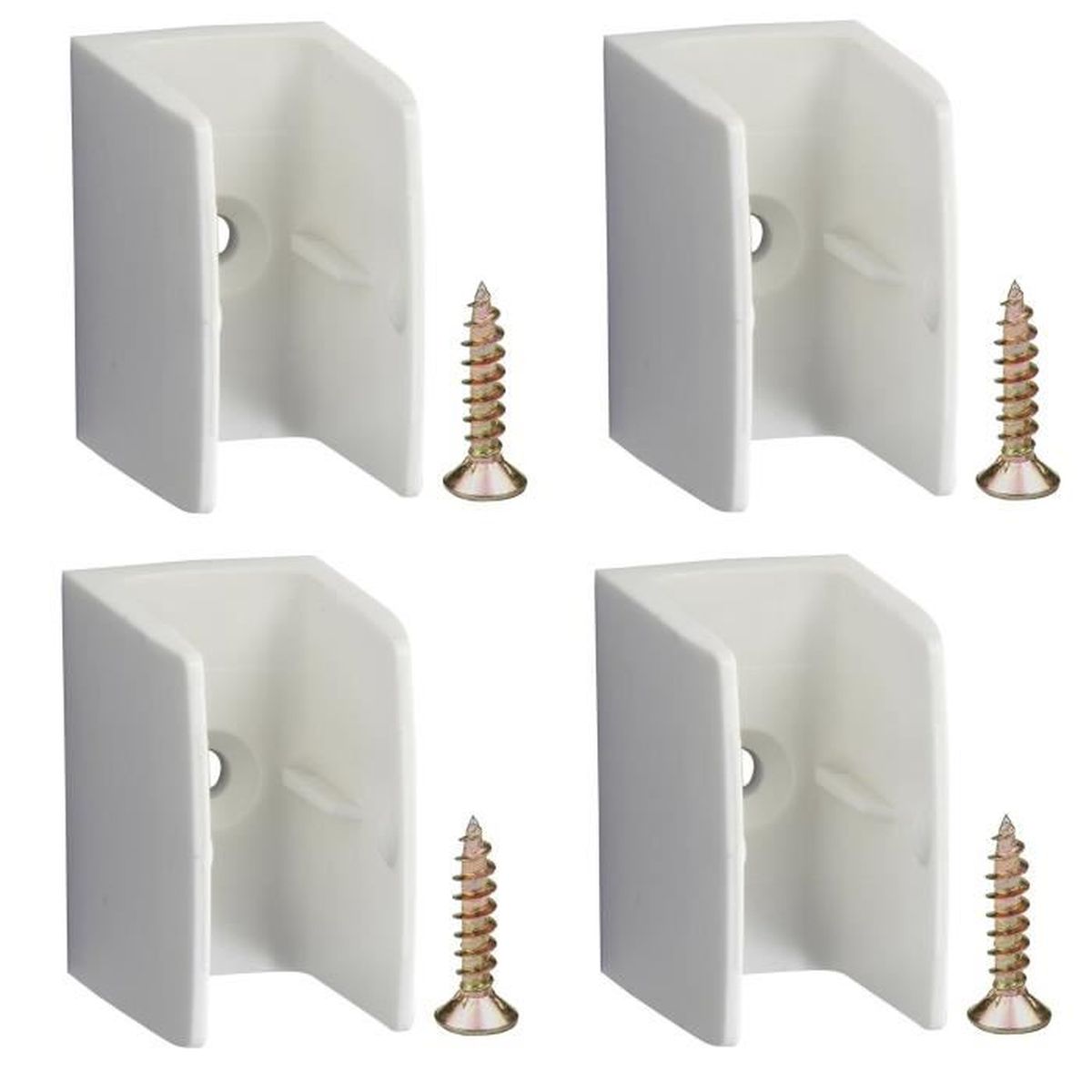 Clip bloqueur de manivelle volet Roulant beige Support Guide Manette Plastique 15mm - 18mm