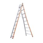Echelle transformable 2 plans - Tubesca - PRONOR - Hauteur accès 5,26m - 2x9 échelons