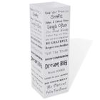 Porte-parapluie Carré Blanc - En Acier Laqué, Dimensions 15,5x15,5x48,5 Cm, Avec Bac Récupérateur D'eau Amovible - Rangement Cannes Et Bâtons