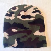 Bonnet Camouflage Marron / Army / USA / Drapeau / 20 cm 