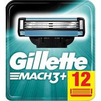 Gillette Mach3 Lames de Rasoir pour Homme/12 Recharges