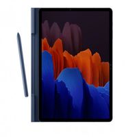 Book Cover Galaxy Tab S7+ (SM-T970) Denim Blue 2 Positions Rangement S Pen Design Fin et Elegant SAMSUNG - EF-BT970PNEGEU Bleu
