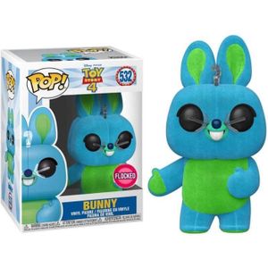 FIGURINE - PERSONNAGE Figurine POP Disney Toy Story 4 Bunny Flocked Exclusive - Funko - Taille 9cm - Noir - Pour Enfant