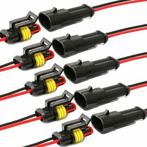 YINETTECH 2 Ensembles Connecteur de Faisceau Câbles de Voiture à 2 Broches Mâle et Femelle Prise de Connecteur Électrique Étanche 61132360043 61138373583 pour Appareils Électriques Automobiles YINETTECH 2 Ensembles Connecteur de Faisceau Câbles de Voiture à 2 Broches Mâle et Femelle Prise de Connecteur Électrique Étanche 61132360043 61138373583 pour Appareils Électriques Automobiles