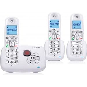 Téléphone fixe Téléphone sans fil Alcatel XL585 Voice Trio Blanc 