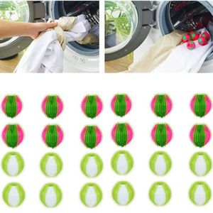 Machine à laver réutilisable pour animaux de compagnie, 2 pièces,  épilateur, attrape-poils, boule filtrante, accessoires de nettoyage