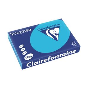 CLAIREFONTAINE Lot de 4 Ramettes 500 Feuilles Papier 110g A4 210x297 mm Certifié PEFC Blanc