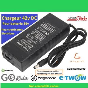 CHARGEUR - ALIMENTATION Chargeur 42v DC pour trottinettes électrique en 36