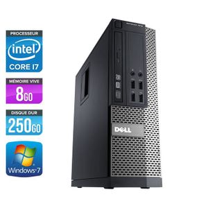 Compare DELL Optiplex 790 SFF - Intel Core i7-2600 - RAM 8Go , 500 Go HDD - Remis à Neuf Price
